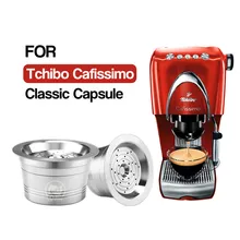 Для Tchibo cafessimo Classic для Caffitaly K-fee многоразовые кофейные капсулы Pod из нержавеющей стали Cafeteira фильтры трамбовочная ложка