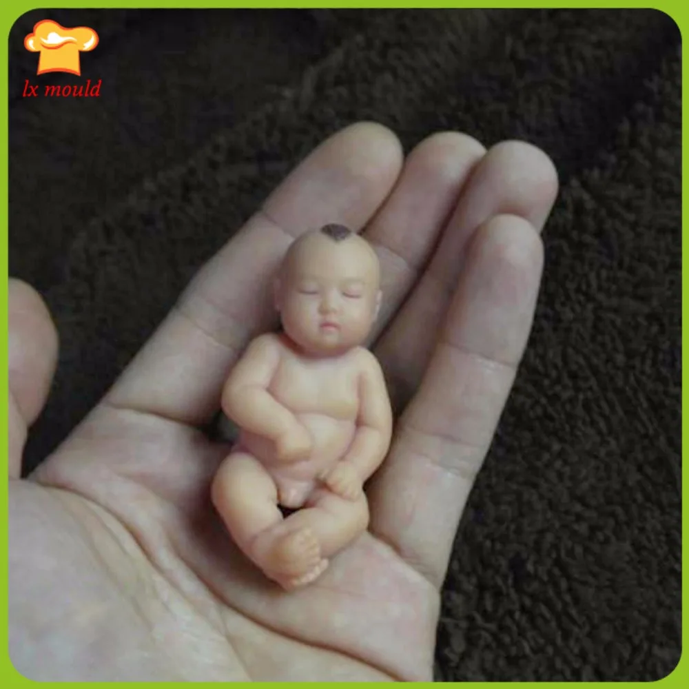 

New cute boy silicone fondant mold fragrance DIY handmade dry pais mold chocolate