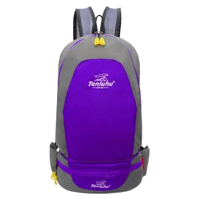 Спортивная сумка складной рюкзак TANLUHU 637 нейлон Открытый альпинистский походный рюкзак Беговая поясная сумка - Цвет: Purple