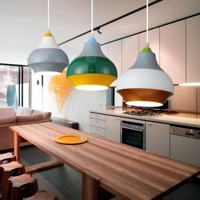 Modern Nordic Pendant Light Indoor Hanging Drop Light Contemporary Suspension Pendant Lamp Restaurant Dining Pendant Light (3)