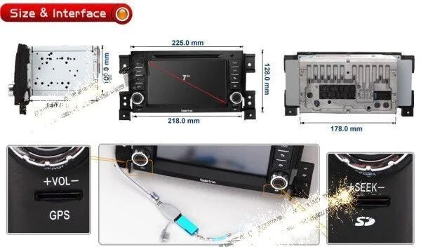 Cheap Wholesales! 8" Car DVD Player GPS Navigation System for Suzuki Grand Vitara 2005 2006 2007 2008 2009 2010 2011 with Ipod RDS 3G 6 Cheap Wholesales! 8" Car DVD Player GPS Navigation System for Suzuki Grand Vitara 2005 2006 2007 2008 2009 2010 2011 with Ipod RDS 3G 6