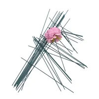 20Pcs 15/25/40cm Artificial Green Flower Stem DIY Floral Material Handmade Wire Stem Accessoies for Wedding Home Decoration - Image 3