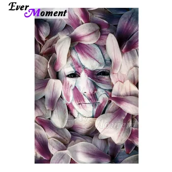 

Ever Moment Diamond Painting Flower Mask Full Square Drill Picture Of Rhinestone Diamond Embroidery Decoration Mosaic 3F1736
