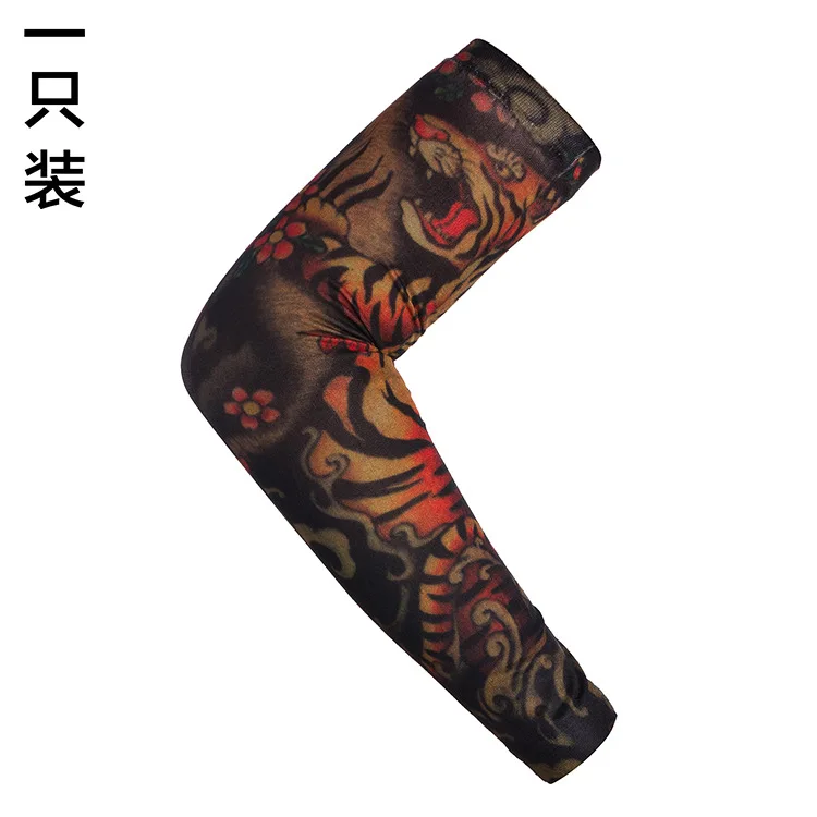 Arm Warmer Unisex Quick Dry UV Protection Outdoor Temporary Fake Running Arm Sleeve Skin Proteive Nylon Tattoo Sleeves Stockings