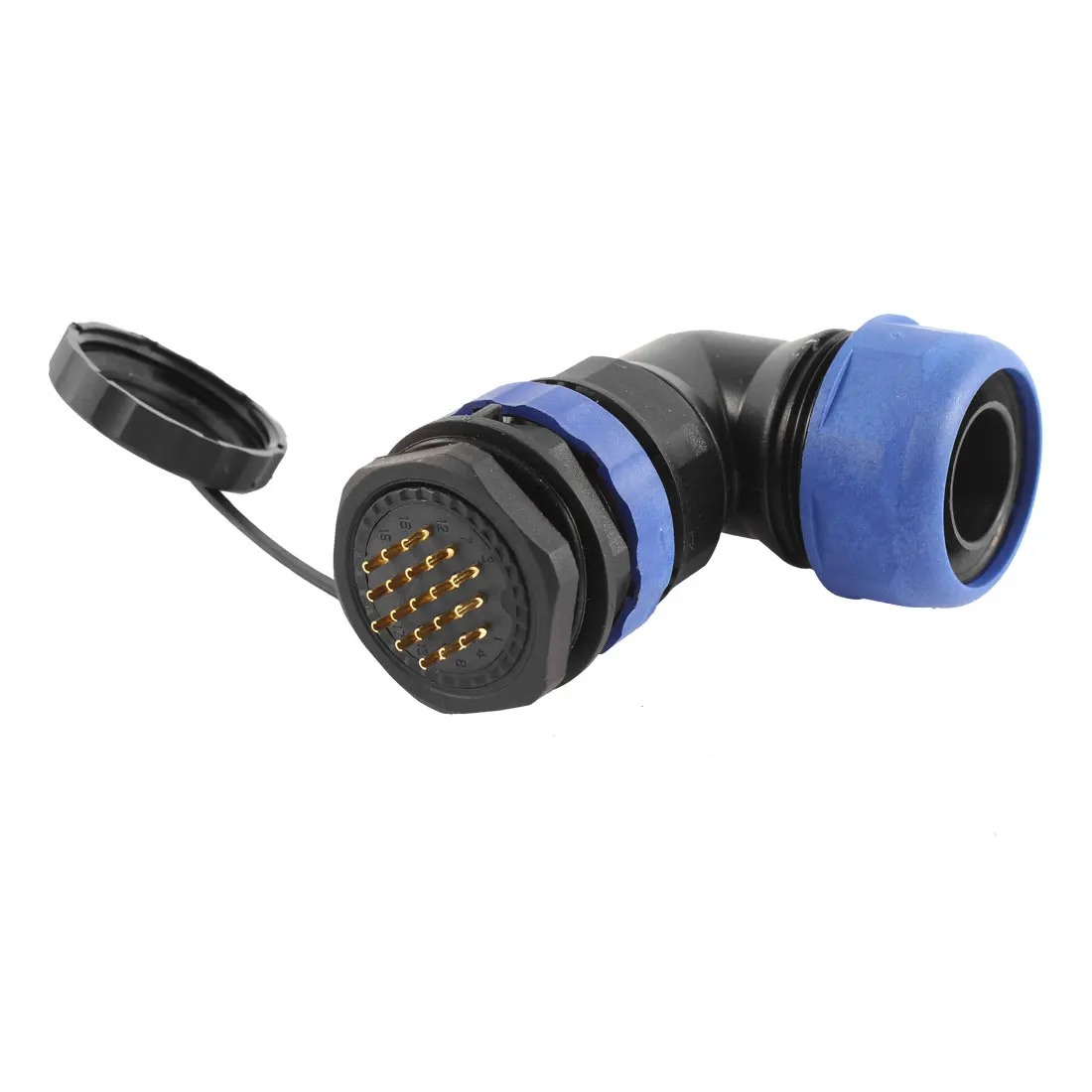 

Sd28 28Mm 19 Pin Waterproof Elbow Aviation Cable Connector Plug Socket