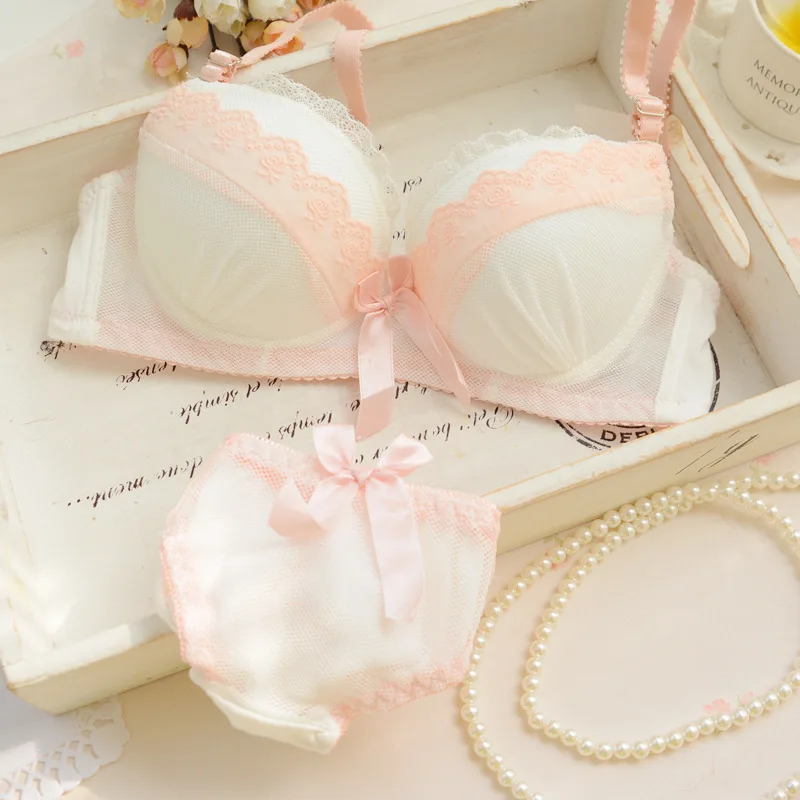 Комплект женского кружевного нижнего белья с чашками пуш ап|bra set|bra set brandbrand bra |