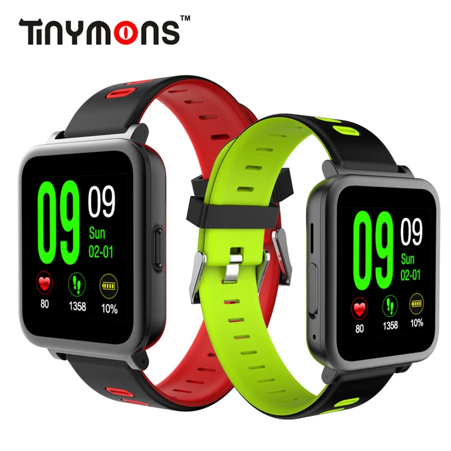 

Tinymons Bluetooth Smart Watch SN10 Heart Rate smartwatch with Replaceable strap Wearable devices Smart electronics relogio