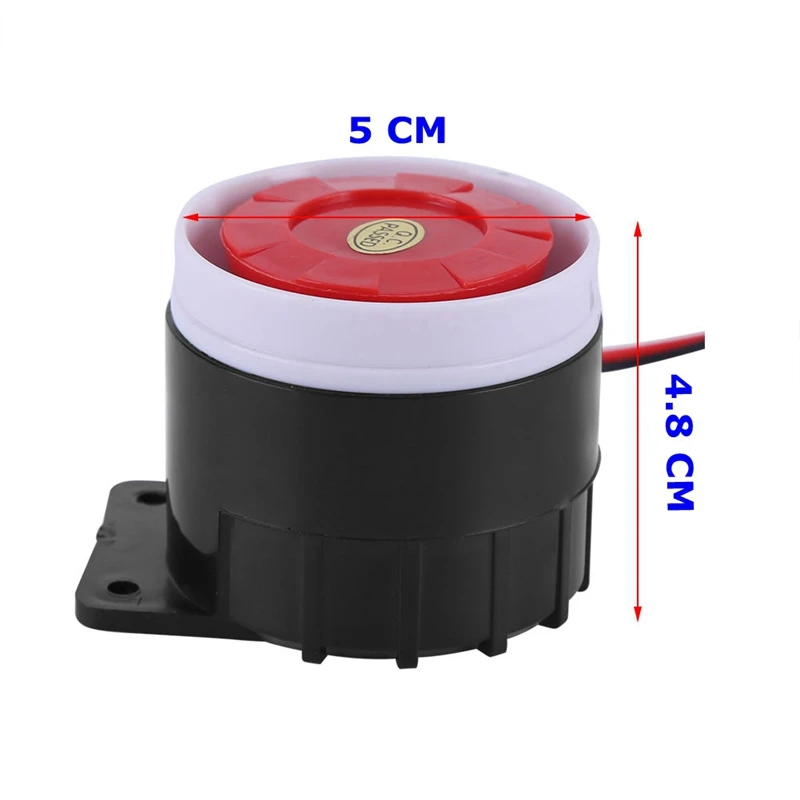 Loud Horn Security Alarm Siren 12V DC 95dB Speaker For Burglar Alarm System 5