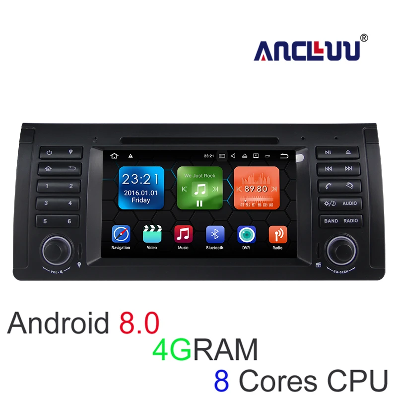 

4G RAM Android 8.0 Car DVD Player for BMW BMW E39 X5 M5 E38 E53 Car Radio GPS stereo navigator tape recorder support wifi canbus
