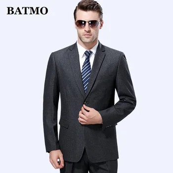 

Batmo 2019 new arrival high quality smart casual suits men,men's Business suit,jackets+pants,plus-size M-XXXL PY902