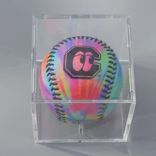 Grandstand UV защитный бейсбольный дисплей со встроенной колыбели