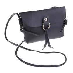 1 шт., однотонная мини-сумка через плечо, модная повседневная сумка на плечо для телефона, Маленькая женская сумка из искусственной кожи