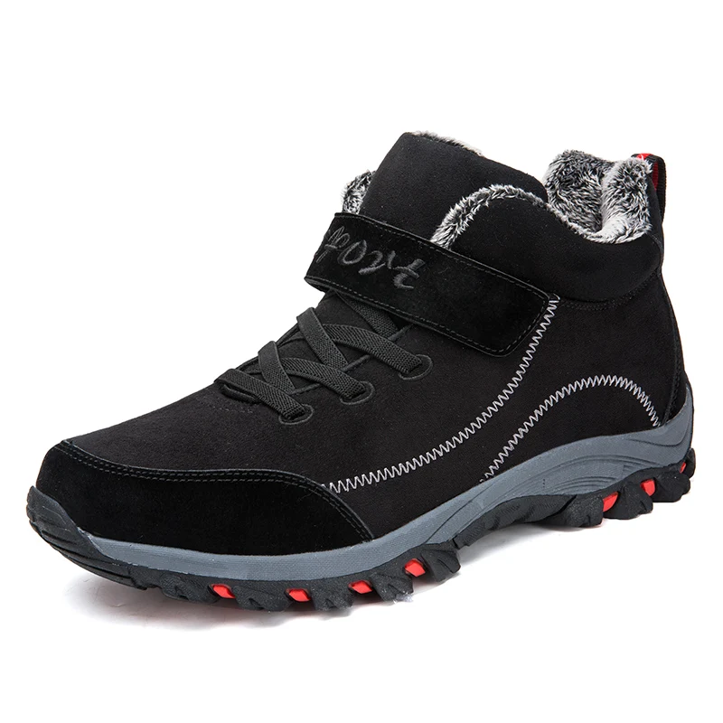 

Suede Leather Women Winter Shoes Thick Velvet Ankle Boots for Womens Outdoor Snow Sneakers Wear-resistance Female Casual Shoes
