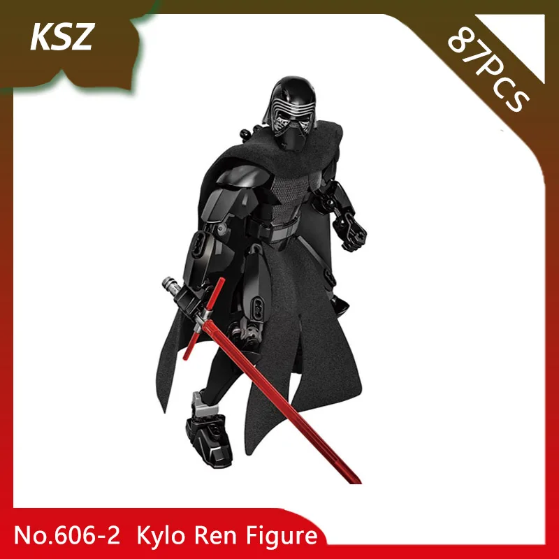 Doinbby Store KSZ 606 2 87Pcs Star Space Wars Series Kylo Ren Figure font b Model
