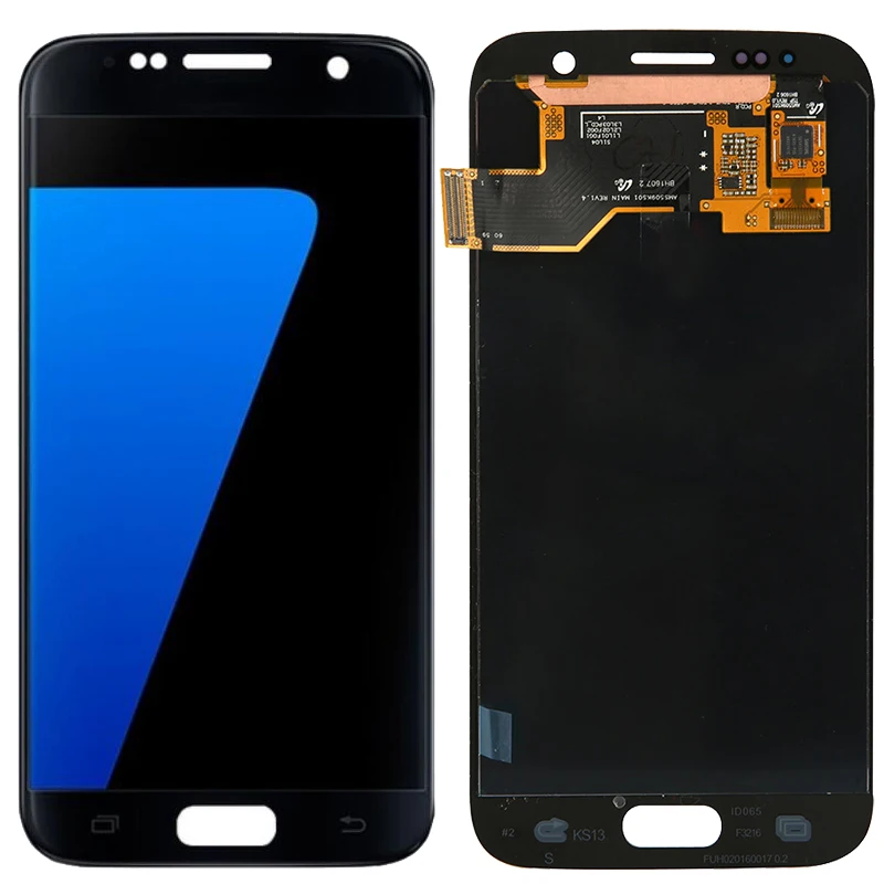 S7 ЖК-дисплей для samsung Galaxy S7 ЖК-экран рамка супер AMOLED дисплей для samsung S7 G930F ЖК сенсорный экран дигитайзер