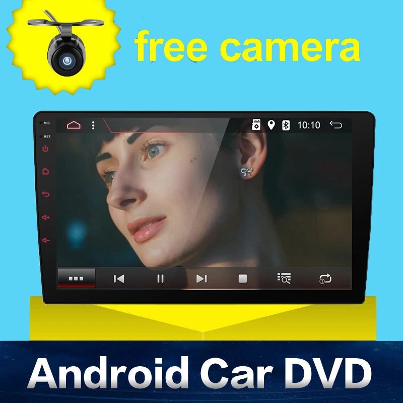 

10.1 Inch 2 Din Universal Android 7.1 Car Radio GPS Navigation Headunit Player Audio Mirror Link Steering Wheel Control