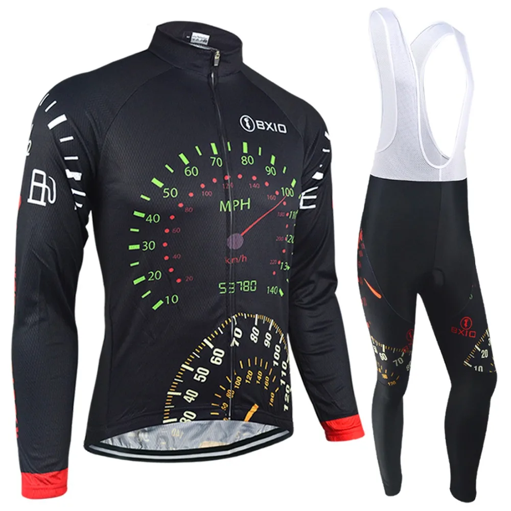 Bxio Winter Cycling Clothing Long Sleeve Cycling Jerseys New Design Pro Team MTB Bike Jerseys Outdoor 