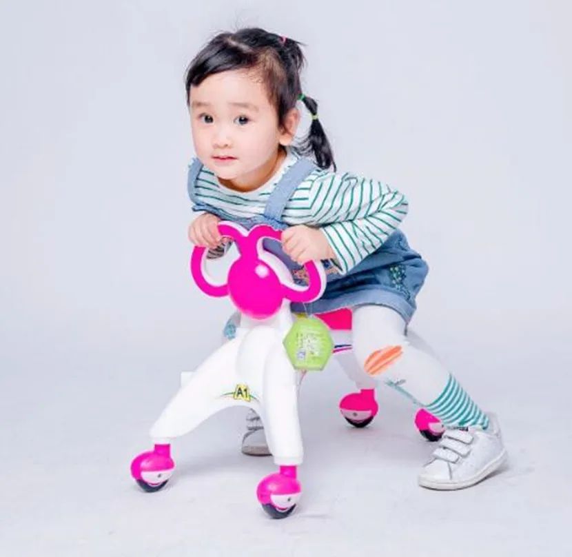 

Baby Walker Toys Multifuctional Toddler Trolley Four Wheels Kids Scooter Baby Walker Infant Children Toys Learn To Walk 1-5 Year
