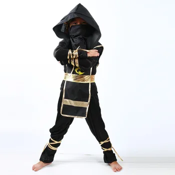 

Ninja Ninjago Cosplay Costume Boys Clothes Sets Children Clothing Holiday Christmas Fancy Party Clothes Suits With Darts Dagger