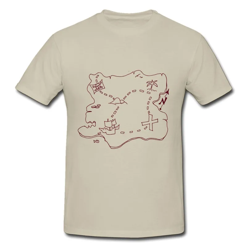 Printing Casual Boy Tee X Marks The Spot On The Pirate Treasure