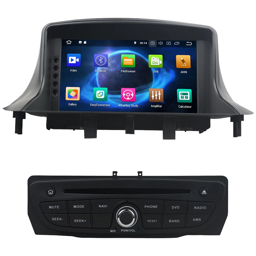 Perfect KLYDE 4G Android 8 7 Octa Core 4GB+32GB Car DVD Multimedia Player For Renault Megane III 2009 2010 2011 2012 2013 2014 2015 2016 1