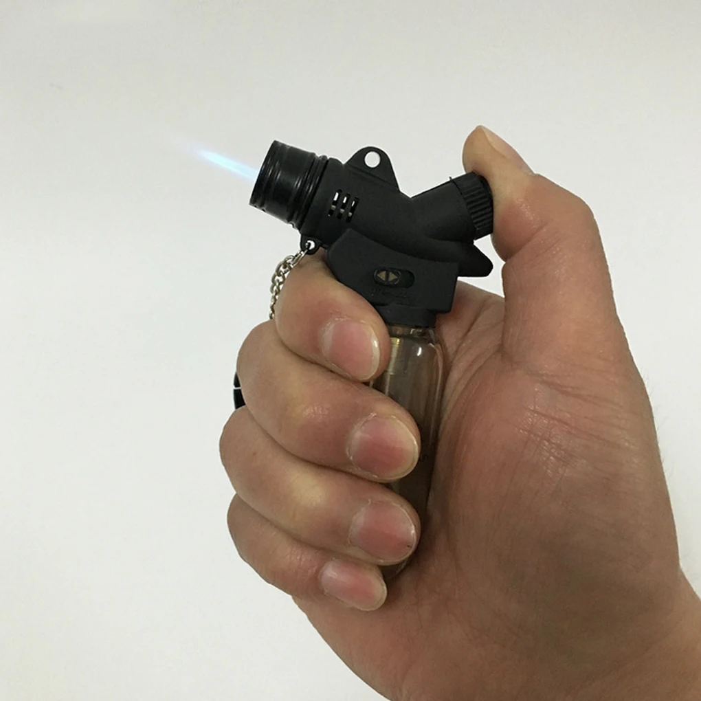 

New Outdoor Windproof Cigar cigarette smoking pipe Butane lighter Torch jet lighter