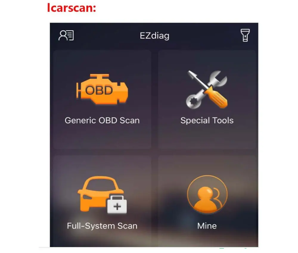 Новейший запуск ICARSCAN с 10 бесплатным программным обеспечением ICAR SCAN X431 IDIAG Vpecker Easydiag m-diag lite для Android/IOS обновление онлайн