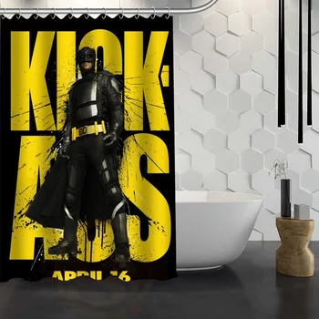 

Custom Batman Shower Curtain With Hooks Fabric Shower Curtain for Bathroom Waterproof Bath Curtain Gift