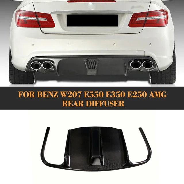 Carbon Fiber Material Rear Per Diffuser For Mercedes Benz W207 Carbon Fiber Material Rear Per Diffuser For Mercedes Benz W207 Amg Car 2009 Up E550 E350 E250