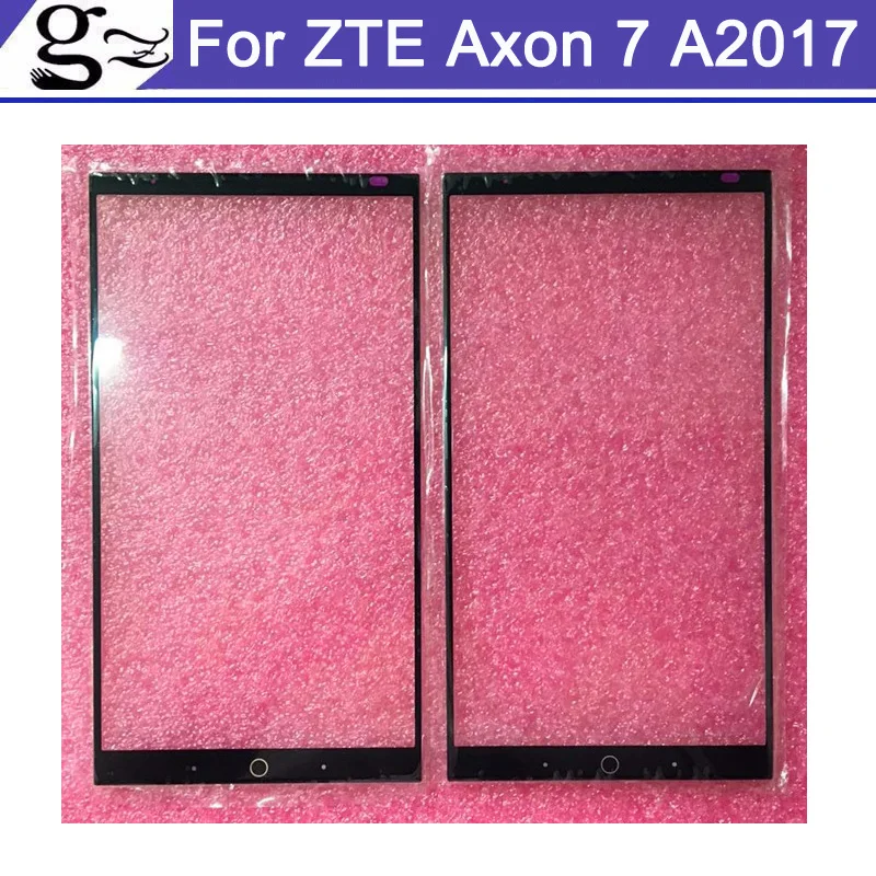 

For ZTE Axon 7 A2017 Outer Glass Lens For ZTE Axon7 A2017 Touchscreen Touch screen Outer Screen Glass Cover without flex