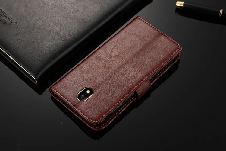 Подлинная кошелек кожаный чехол Обложка для samsung Galaxy J5 2017 флип Coque Hoesje случае J530