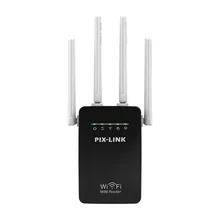 Беспроводной маршрутизатор PIXLINK, Wi-Fi ретранслятор 300 Мбит/с, усилитель сигнала, двойной порт LAN 802.11n/b/g, расширитель сигнала, усилитель, 4 антенны