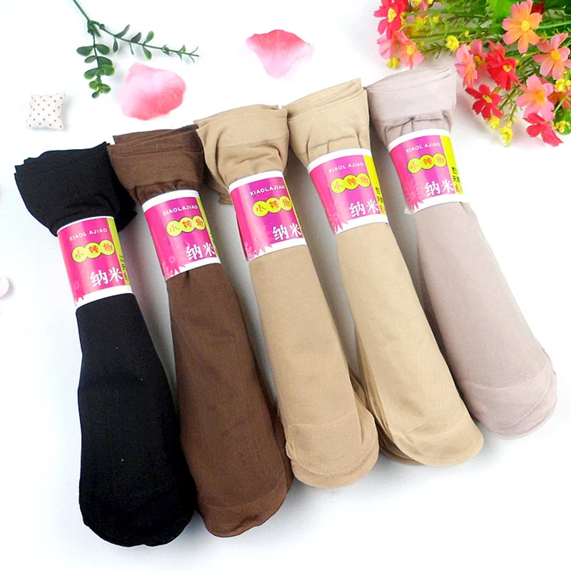 Лидер продаж! Высококачественные женские бархатные носки женские носки летние носки тонкие шелковые прозрачные 10 пар = 20 штук 5 цветов