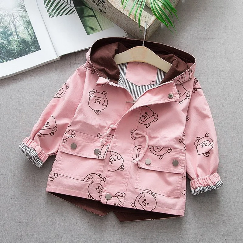 Spring infant Baby Girls Clothing Outfit Windbreaker Jacket coats for