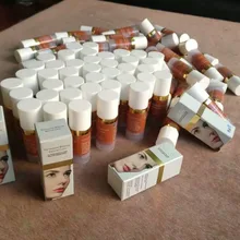 5 шт./компл. перманентного макияжа, пигментных косметических руководство 3d для бровей татуировки цвета чернил вакуумный Стерильная пакет 10 мл коричневый кофе