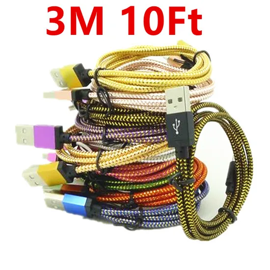 Accessory Bundles 1M 2M 3M Aluminum alloy Braided Fabic