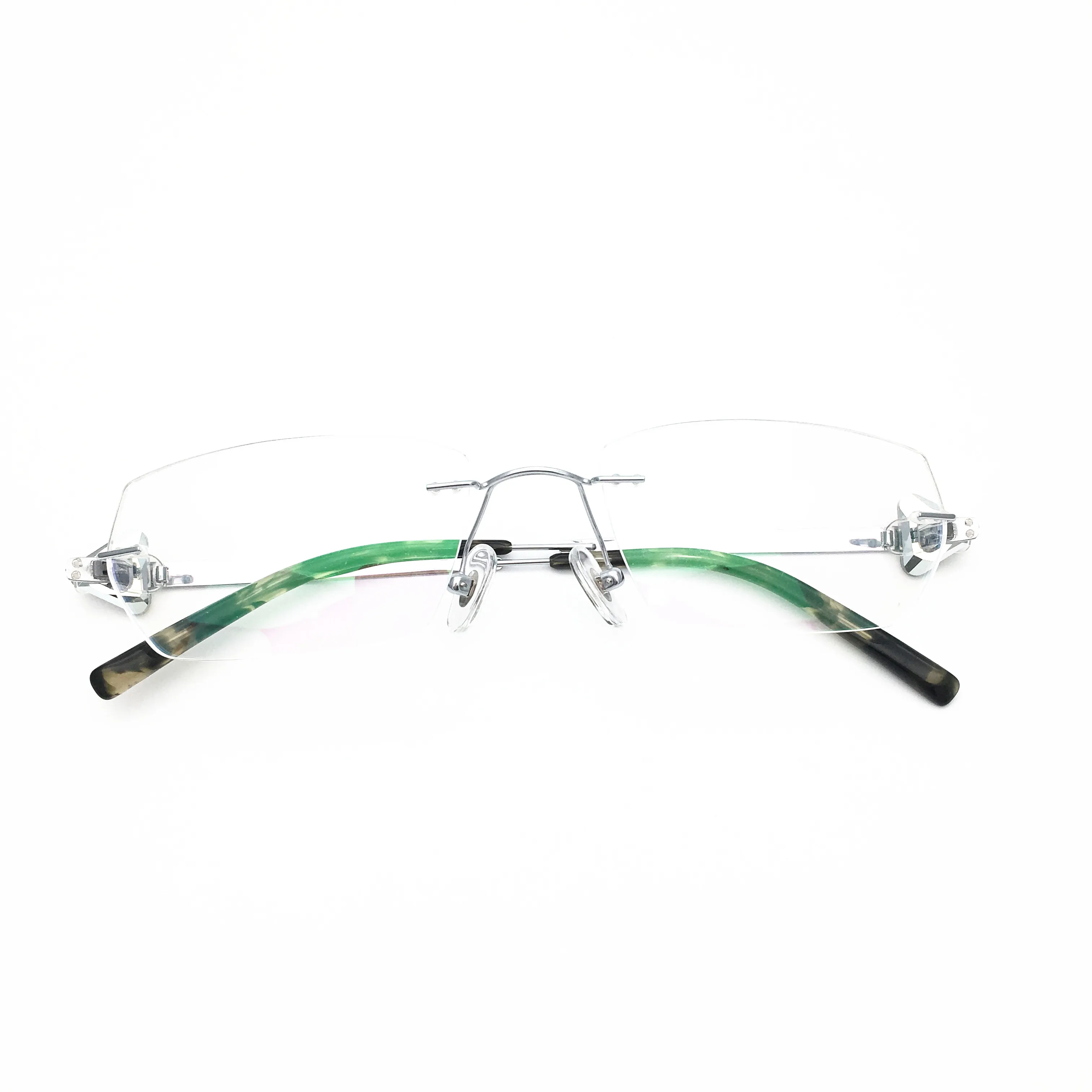

Belight Optical New Arrival Titanium Elegant diamond rimless Glasses Frame Women Design Prescription Eyeglasses Frame