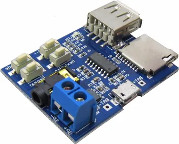 

WQScosea Q8S-21 TF card U disk MP3 Format decoder board amplifier decoding audio Player module