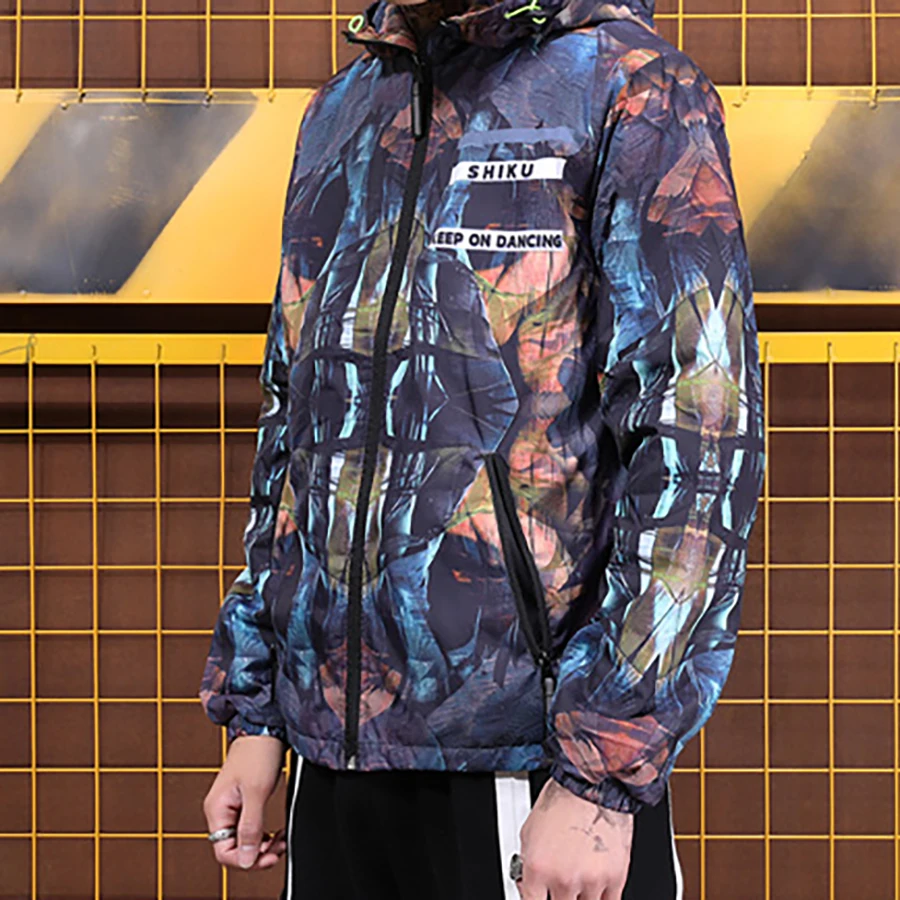 Graffiti Zip Up Jacket Men Hip Hop Spring Summer Streetwear Mens jackets Alien Windbreaker Punk Rave Clothes Men Fashions J5020 Graffiti Zip Up Jacket Men Hip Hop Spring Summer Streetwear Mens jackets Alien Windbreaker Punk Rave Clothes Men Fashions J5020
