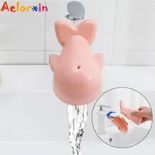 Дельфин удлинитель для смесителя детские инструменты для мытья рук Детские аксессуары для купания детей корыто для воды Ванная комната подарок для ребенка