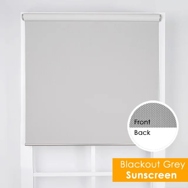 Buy Sunscreen Blackout fabric Roller Blinds Fire