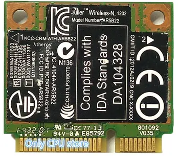 

For networks Killer N1202 AR5B22 DUAL BAND N+BLUETOOTH BT WIRELESS WIFI CARD