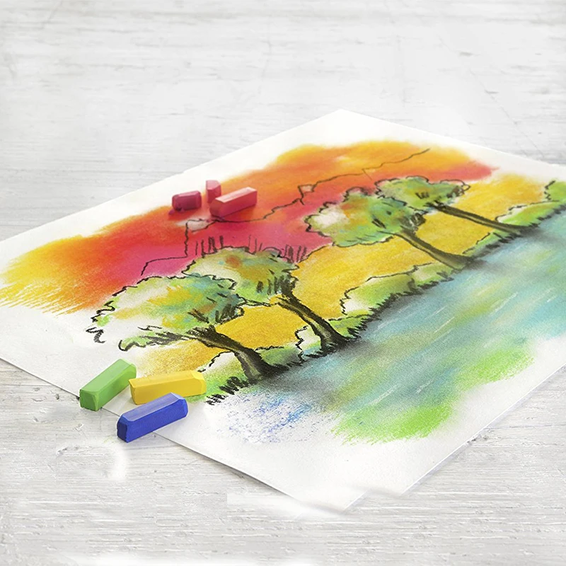 Faber Castell мягкая Пастельная мини картонная коробка 24/48/72 художественный Рисунок