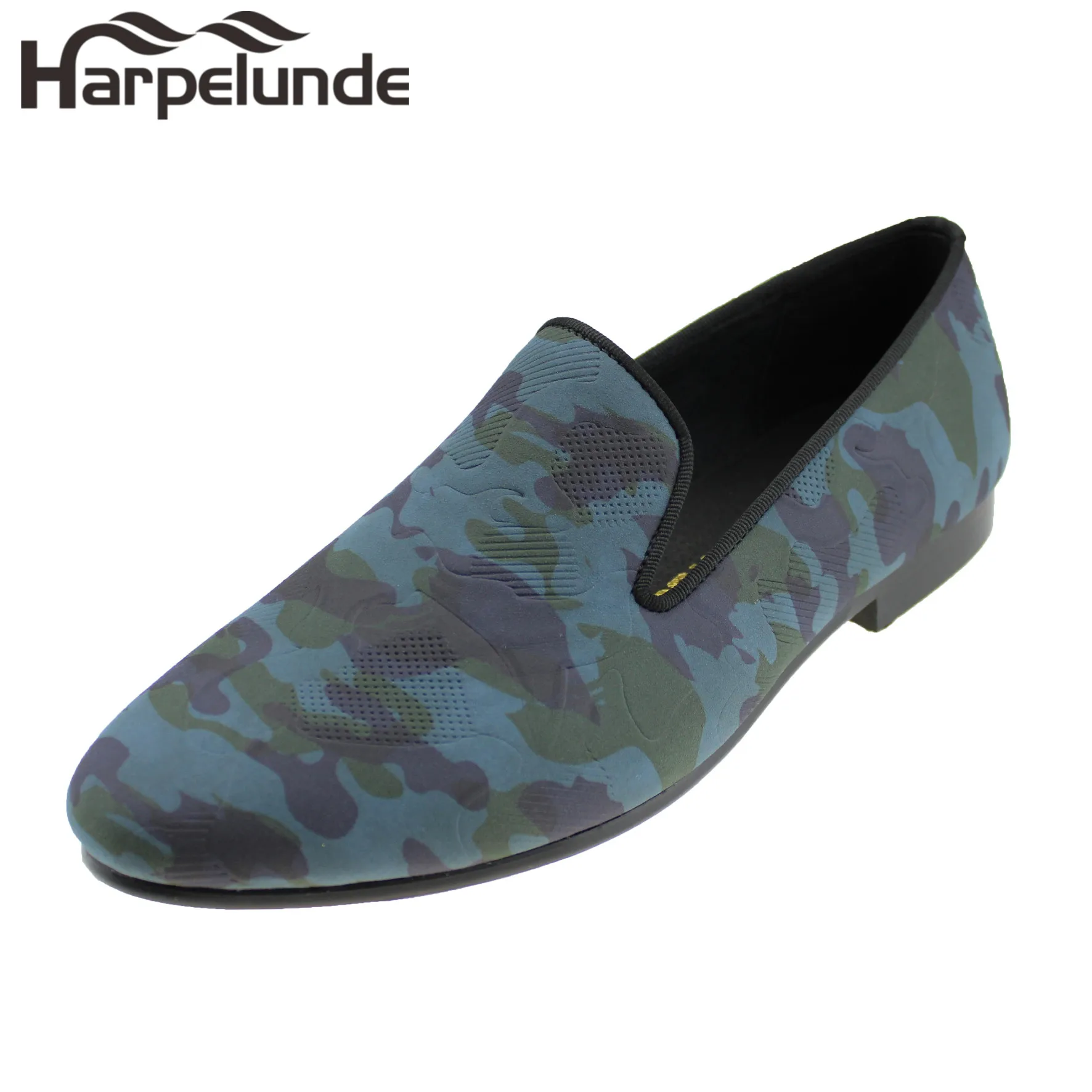Buy Harpelunde Slip On Men Dress Shoes Camouflage