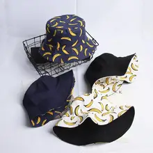 LDSLYJR банан фруктовый принт Панама для рыбака шляпа уличная дорожная шляпа шляпы от солнца для мужчин и женщин 269