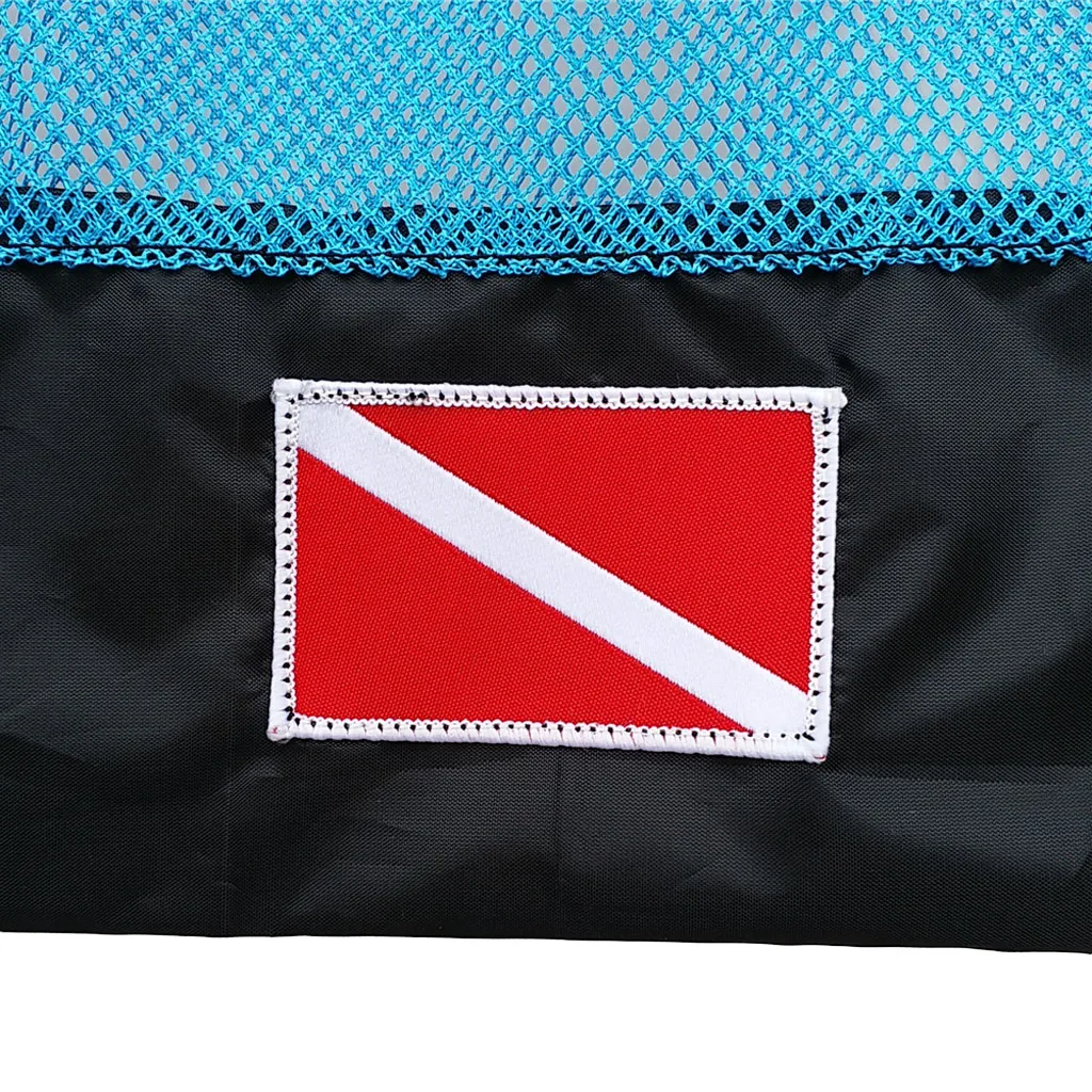 Drawstring Mesh Storage Gear Bag for Scuba Diving Snorkeling Swimming Water Sports Snorkeling Spearfishing Freediving