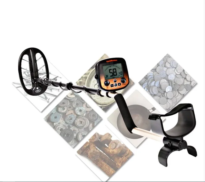 

TEKPOINT Professional Underground Metal Detector FS2 Gold Digger Treasure Hunter LCD Display Pinpointer Metaldetektor Coil