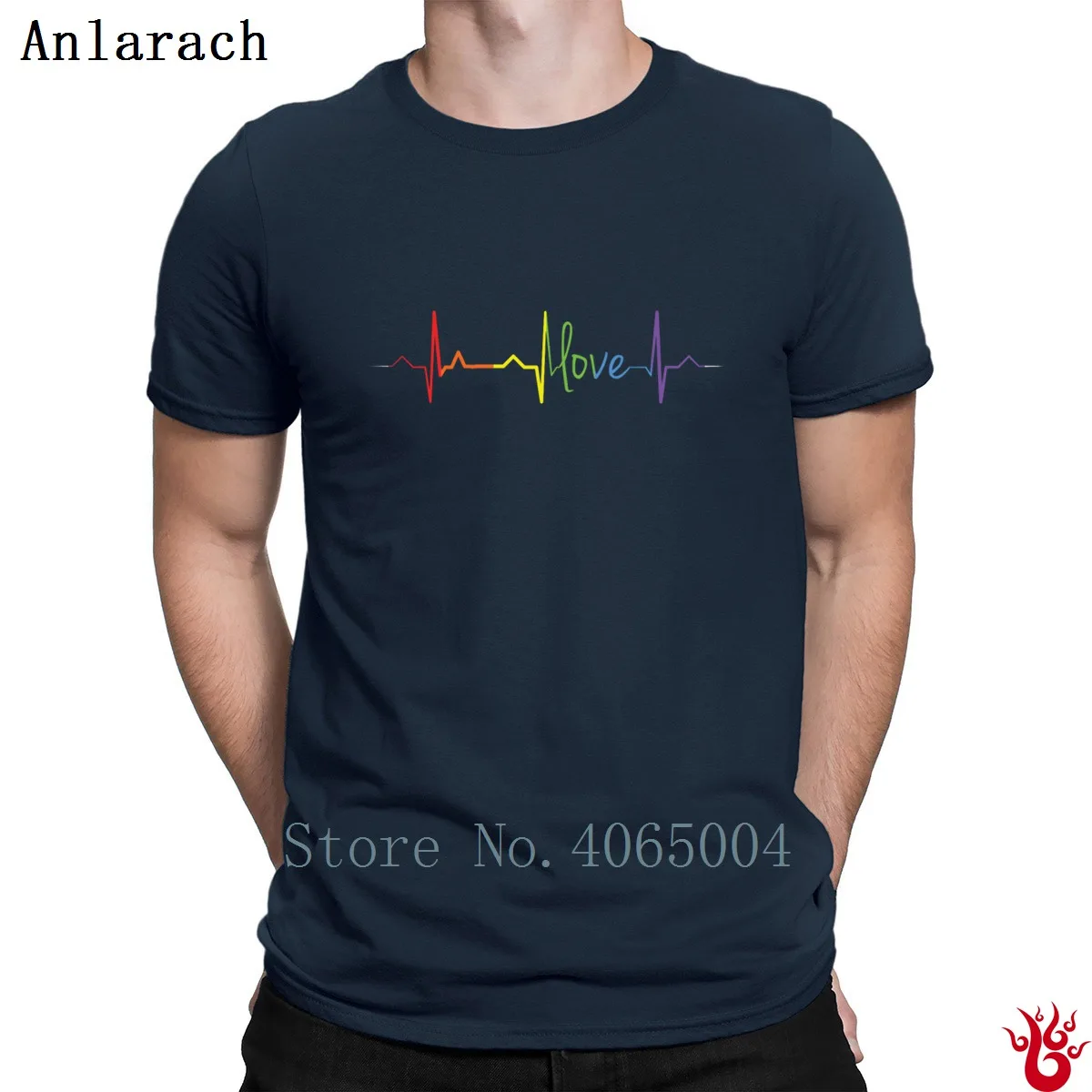 

Love Heart Beat Gay Lesbian Lgbt Pride Tshirts Hiphop New Style T Shirt For Men Summer Crew Neck Graphic Pictures Natural