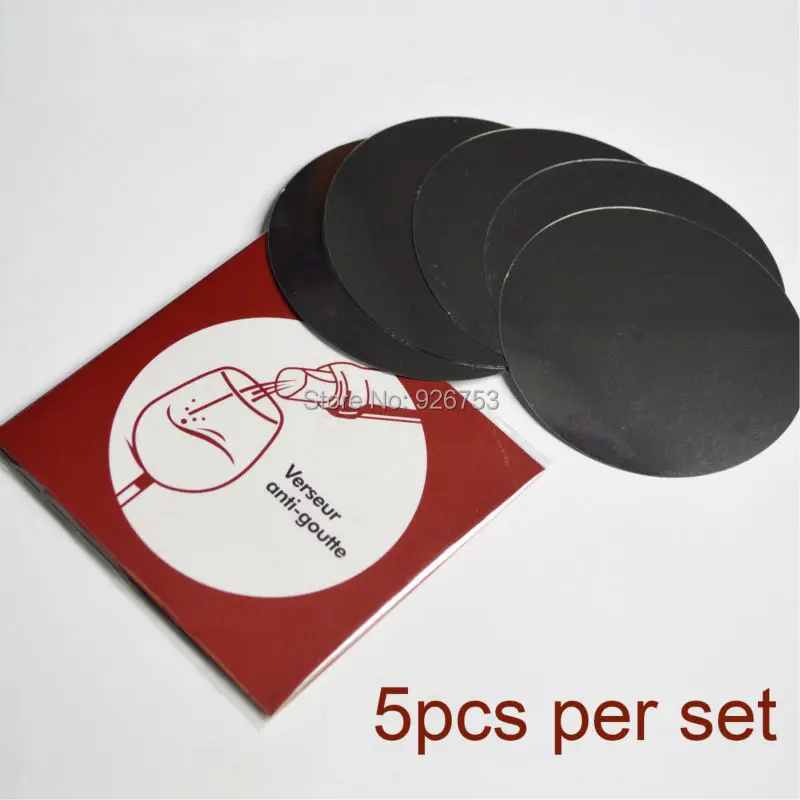 

6sets/lot Wine Pourer Drop Stop Pouring Disk Pour Spout