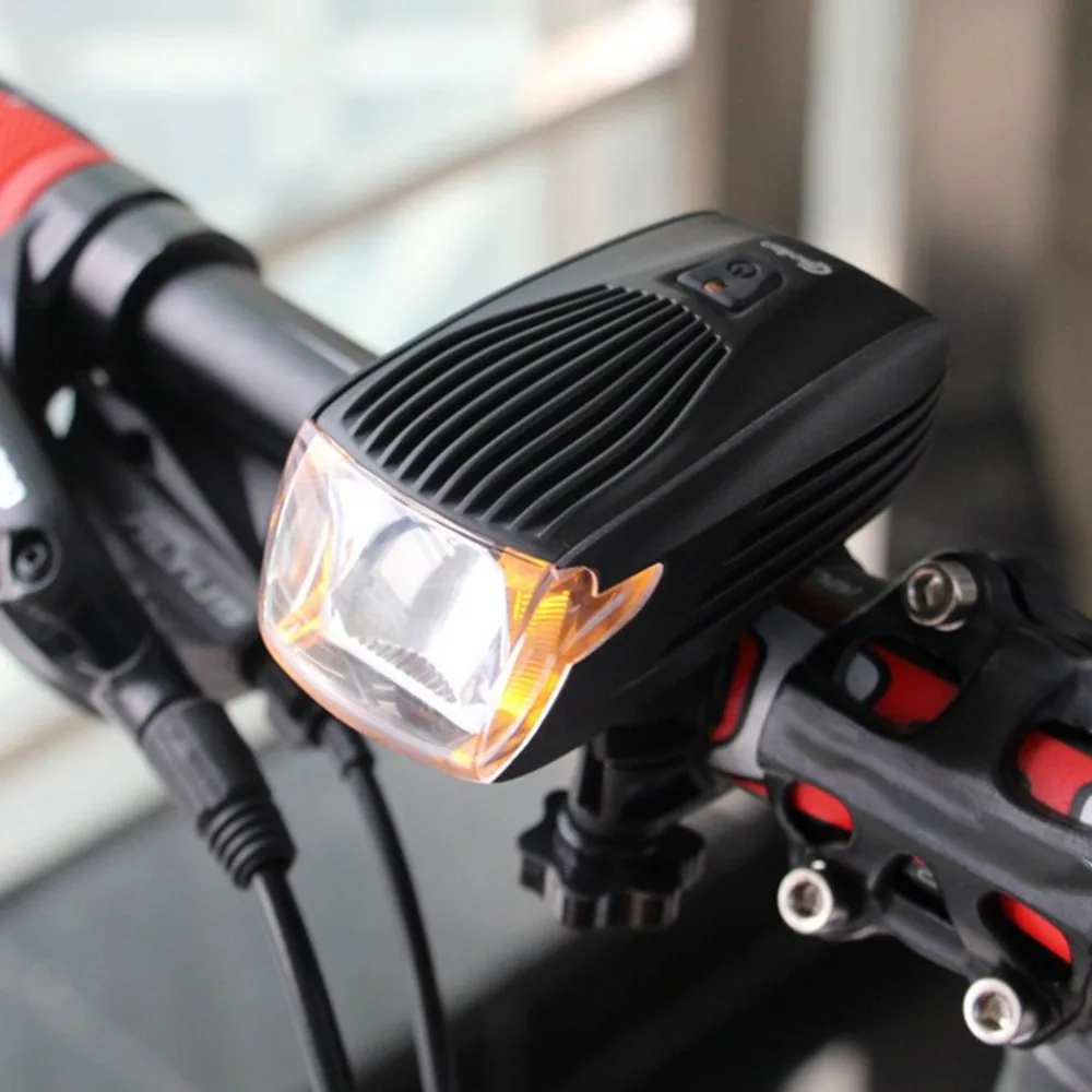 

1800mAh Bright Bicycle Bike Light Cycling LED Front Light German Certification USB Rechargeable Intelligent waterproof Lamp New